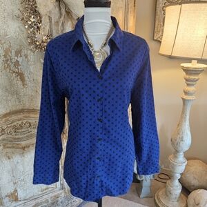 Chico's Blue Button Down Shirt